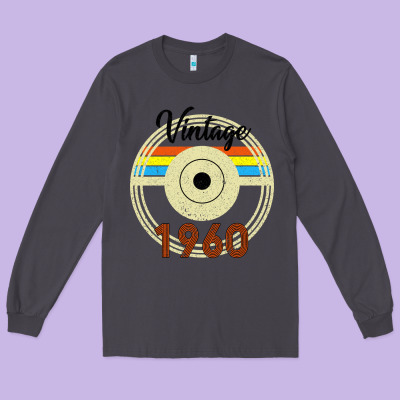 Vintage 1960 Long Sleeve Tee Designed By Bettercallsaul