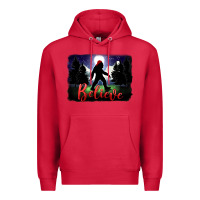 Cardinal bigfoot believe christmas Premium Hoodie - FaDigitalArtStudio