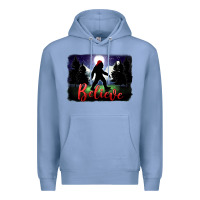 Colony Blue bigfoot believe christmas Premium Hoodie - FaDigitalArtStudio