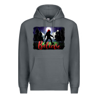 Rock bigfoot believe christmas Premium Hoodie - FaDigitalArtStudio
