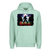 Seafoam bigfoot believe christmas Premium Hoodie - FaDigitalArtStudio