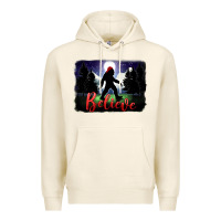 Tofu bigfoot believe christmas Premium Hoodie - FaDigitalArtStudio