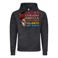 Vintage Black mexican sugar skull latina chingona bonita Vintage Hoodie - LillyAllenDesigns