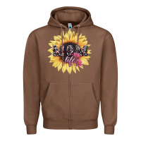 Chestnut Mom life sunflower mother's day Zipper Hoodie - HowdyJamesFarm