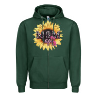 Sports Green Mom life sunflower mother's day Zipper Hoodie - HowdyJamesFarm