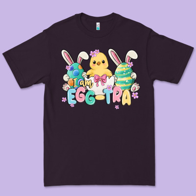 I Am Eggtra Premium Tee Designed By Maliassmallbusiness