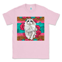 Bubblegum Pink Western Ragdoll Cat Classic Tee - LillyAllenDesigns