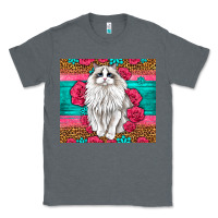 Charcoal Heather Western Ragdoll Cat Classic Tee - LillyAllenDesigns