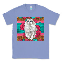 Colony Blue Western Ragdoll Cat Classic Tee - LillyAllenDesigns