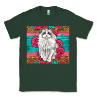 Sports Green Western Ragdoll Cat Classic Tee - LillyAllenDesigns
