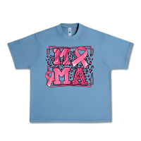 Pebble Blue Breast Cancer Awareness mama ribbon Urban Heavy Tee - LillyAllenDesigns