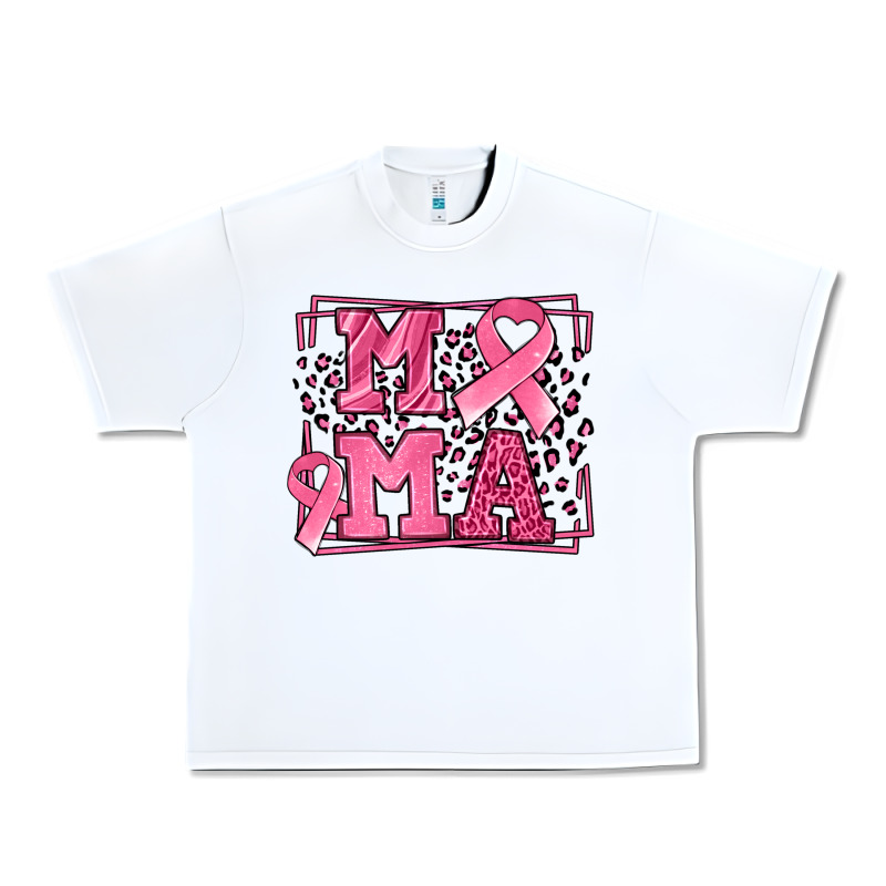 Breast Cancer Awareness Mama Ribbon Urban Heavy Tee by LillyAllenDesigns | Teevron