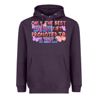 Plum only the best moms get promoted to nana Heavyweight Hoodie - FaDigitalArtStudio