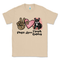 Mushroom peace love french bulldog Classic Tee - JahusDesignShop