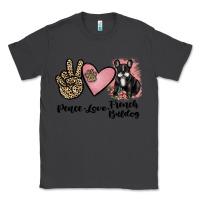 Smoke peace love french bulldog Classic Tee - JahusDesignShop