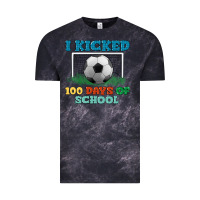 Cloud Black i kicked 100 days of school Vintage Tee - LillyAllenDesigns