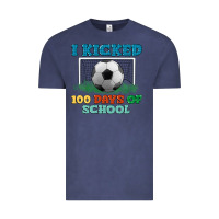 Vintage Denim i kicked 100 days of school Vintage Tee - LillyAllenDesigns