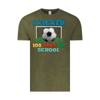 Vintage Olive i kicked 100 days of school Vintage Tee - LillyAllenDesigns