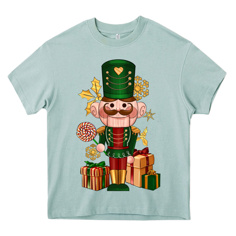 Christmas Nutcracker Heavy Core Tee by NancyCooperArtShop | Teevron