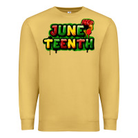Antique Gold juneteenth Premium Sweatshirt - FaDigitalArtStudio