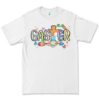 White easter cross with bunny Premium Tee - MaliasSmallBusiness