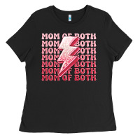 Black mom of both girls Ladies Tee - MaliasSmallBusiness