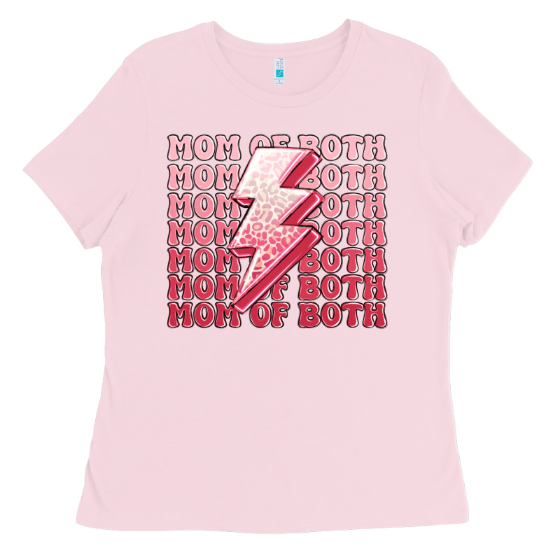 Mom Of Both Girls Ladies Tee by MaliasSmallBusiness | Teevron