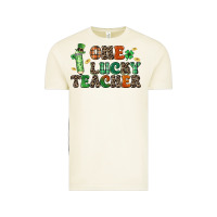 One Lucky Teacher Vintage Tee | Teevron
