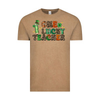 Vintage Coffee one lucky teacher Vintage Tee - LillyAllenDesigns