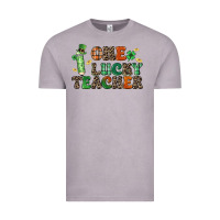 Vintage Zinc one lucky teacher Vintage Tee - LillyAllenDesigns