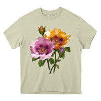 Mossy In Your Eyes Rose Heavy Core Tee - LillyAllenDesigns