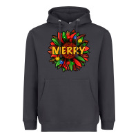 Smoke merry christmas with light sunflower bbs Heavyweight Hoodie - BundleAndBundleShop