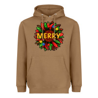 Toasted Coconut merry christmas with light sunflower bbs Heavyweight Hoodie - BundleAndBundleShop