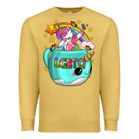 Antique Gold LGBTQ Unicorn And Narwhal Mug Premium Sweatshirt - BundleAndBundleShop