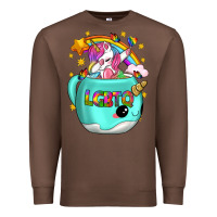 Chestnut LGBTQ Unicorn And Narwhal Mug Premium Sweatshirt - BundleAndBundleShop