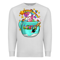 Dove Grey LGBTQ Unicorn And Narwhal Mug Premium Sweatshirt - BundleAndBundleShop