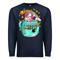 Navy LGBTQ Unicorn And Narwhal Mug Premium Sweatshirt - BundleAndBundleShop