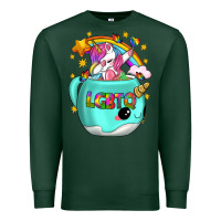 Sports Green LGBTQ Unicorn And Narwhal Mug Premium Sweatshirt - BundleAndBundleShop