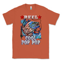 Copper reel cool pop pop american flag bass Classic Tee - LillyAllenDesigns