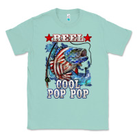 Seafoam reel cool pop pop american flag bass Classic Tee - LillyAllenDesigns