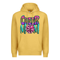 Antique Gold cheer mom Premium Hoodie - OliviaCreatesArt
