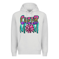 Dove Grey cheer mom Premium Hoodie - OliviaCreatesArt