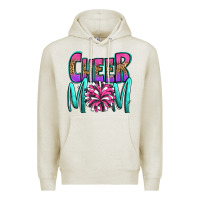 Oatmeal Heather cheer mom Premium Hoodie - OliviaCreatesArt