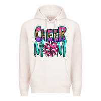 Pale Pink cheer mom Premium Hoodie - OliviaCreatesArt
