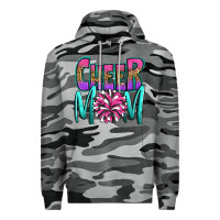 Slate Camo cheer mom Premium Hoodie - OliviaCreatesArt