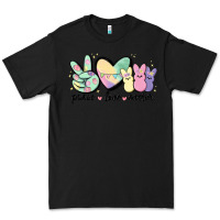 Black peace love peeps Premium Tee - MaliasSmallBusiness