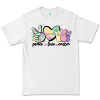 White peace love peeps Premium Tee - MaliasSmallBusiness