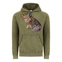 Vintage Olive pika Vintage Hoodie - LillyAllenDesigns