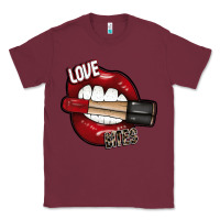 Burgundy Love Bites Classic Tee - SublimationCraftShop