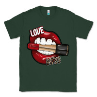 Sports Green Love Bites Classic Tee - SublimationCraftShop